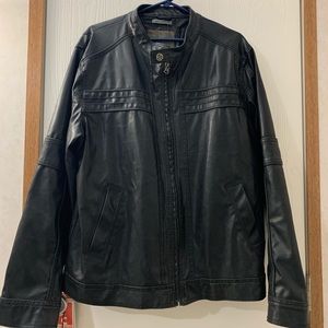 BKE Faux Leather Moro Jacket